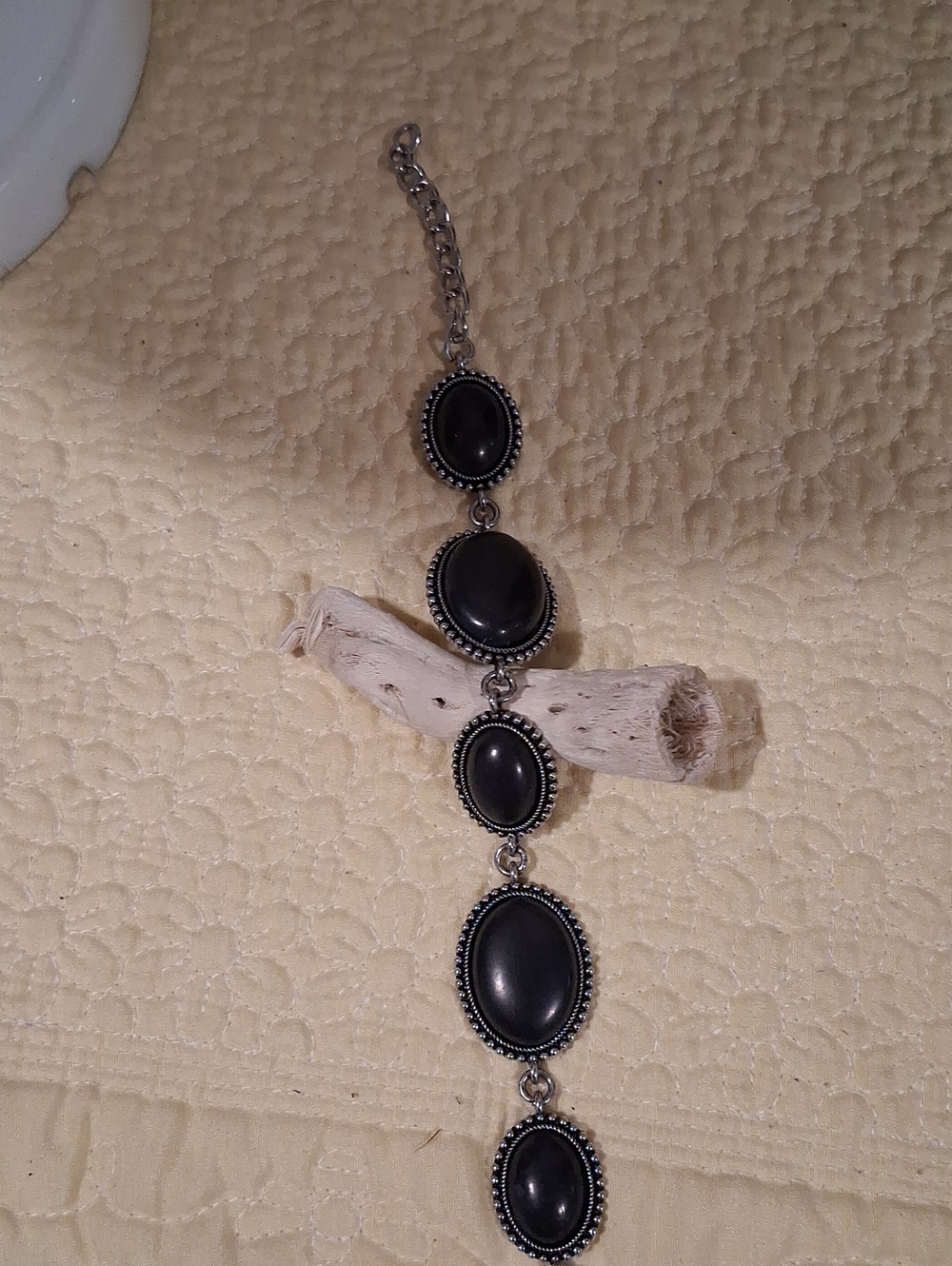 Classic Brown Oval Stone Bracelet